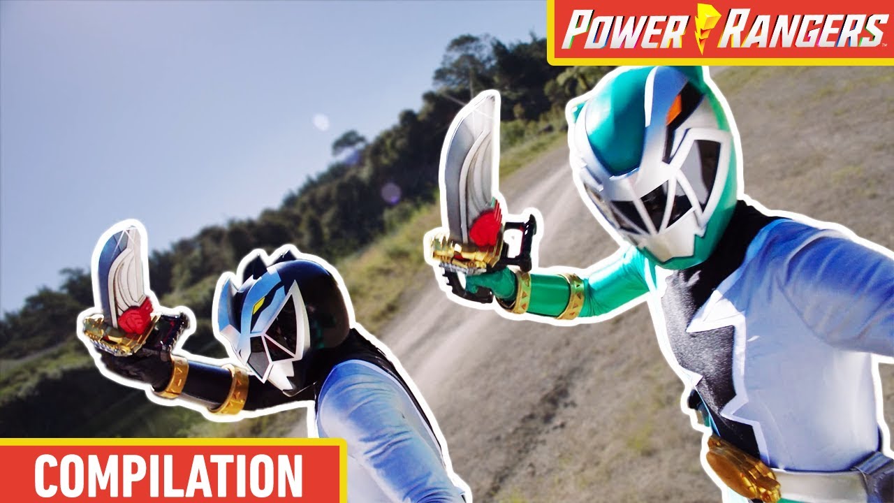 Green and Black Rangers Epic Battles 🦖 Dino Fury ⚡ Power Rangers Kids ⚡ Action for Kids