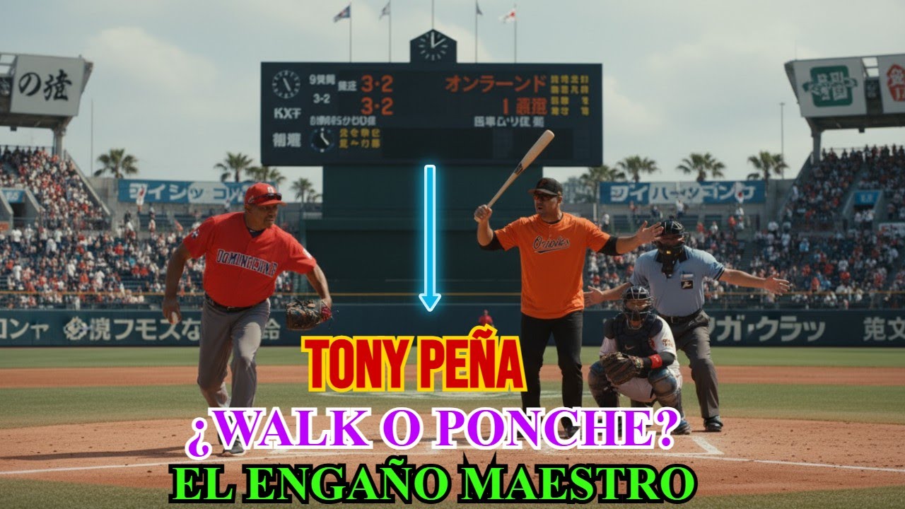 El ENGAÑO MAESTRO de Tony Peña: ¿Walk o Ponche?