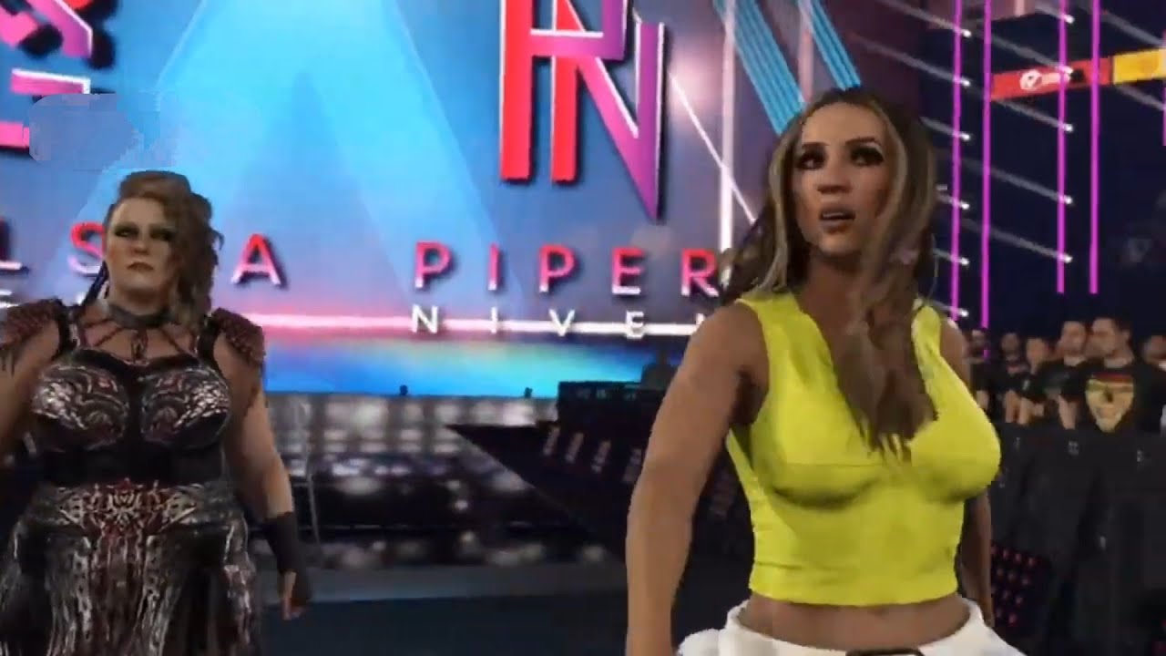 WWE2K24 RAW TIFFANY STRATTON VS PIPER NIVEN (W/CHELSEA GREEN)