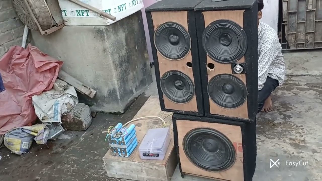 #mini dj setup #viral out door testing op