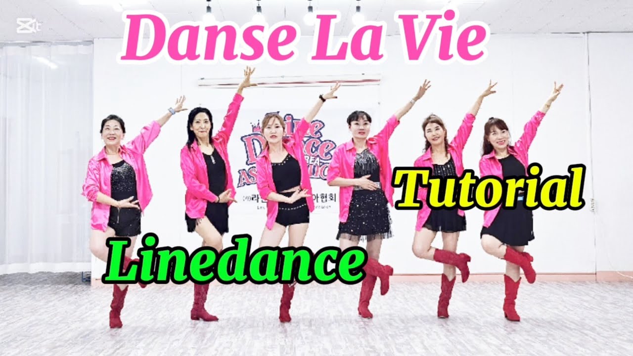 🌹Danse La Vie Linedance(Phrased Intermediate) - Tutorial 🌺 댄스 라 비 라인댄스 투토리얼