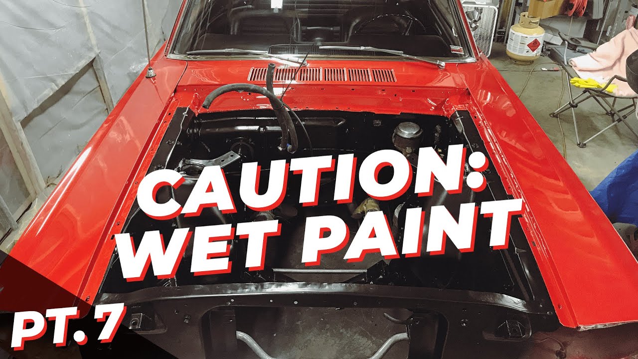 FINALLY Painting the Engine Bay - 1966 Mustang GT Rebuild Pt. 7