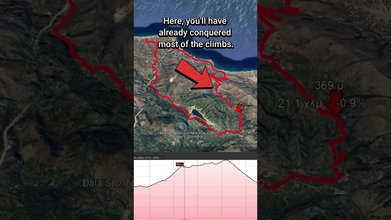 Mochos Classic road bike route Crete