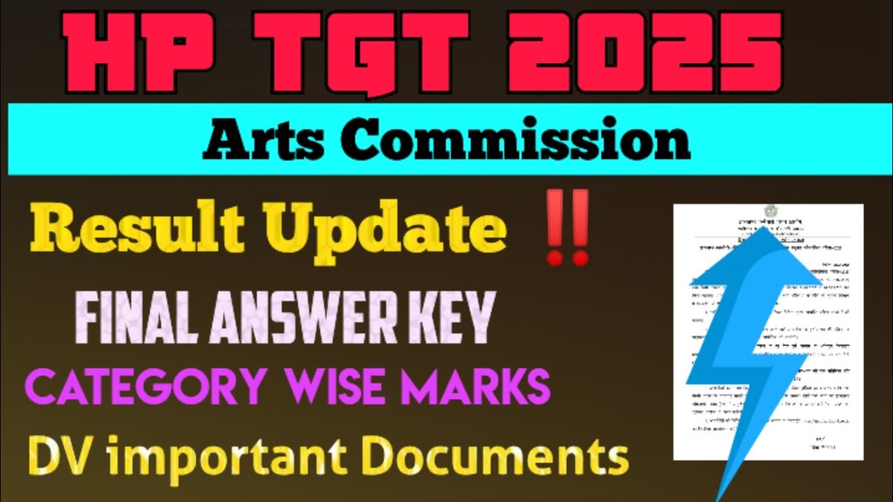 HP TGT ARTS 📢 Final Answer Key ☑️ Result Update 👉 Expected Cut off 🤔 Objection 🎯 #hptgt #tgtarts