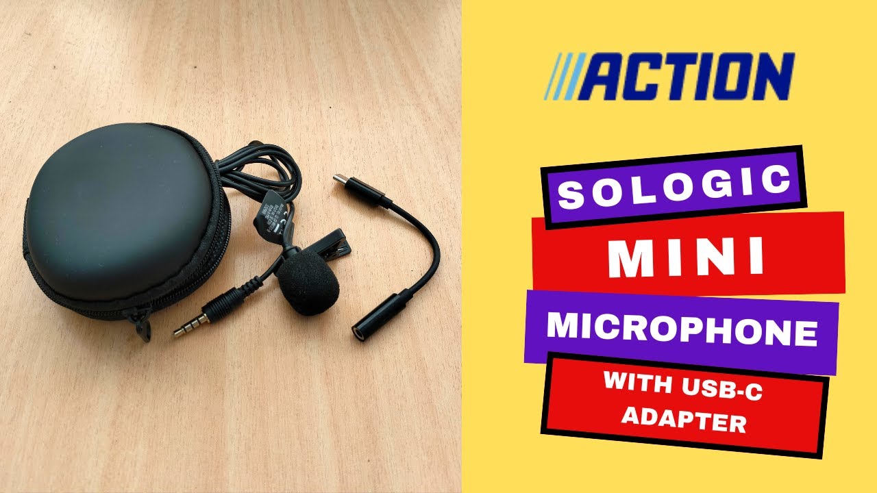 Sologic Mini Microphone With USB-C Adapter 2024