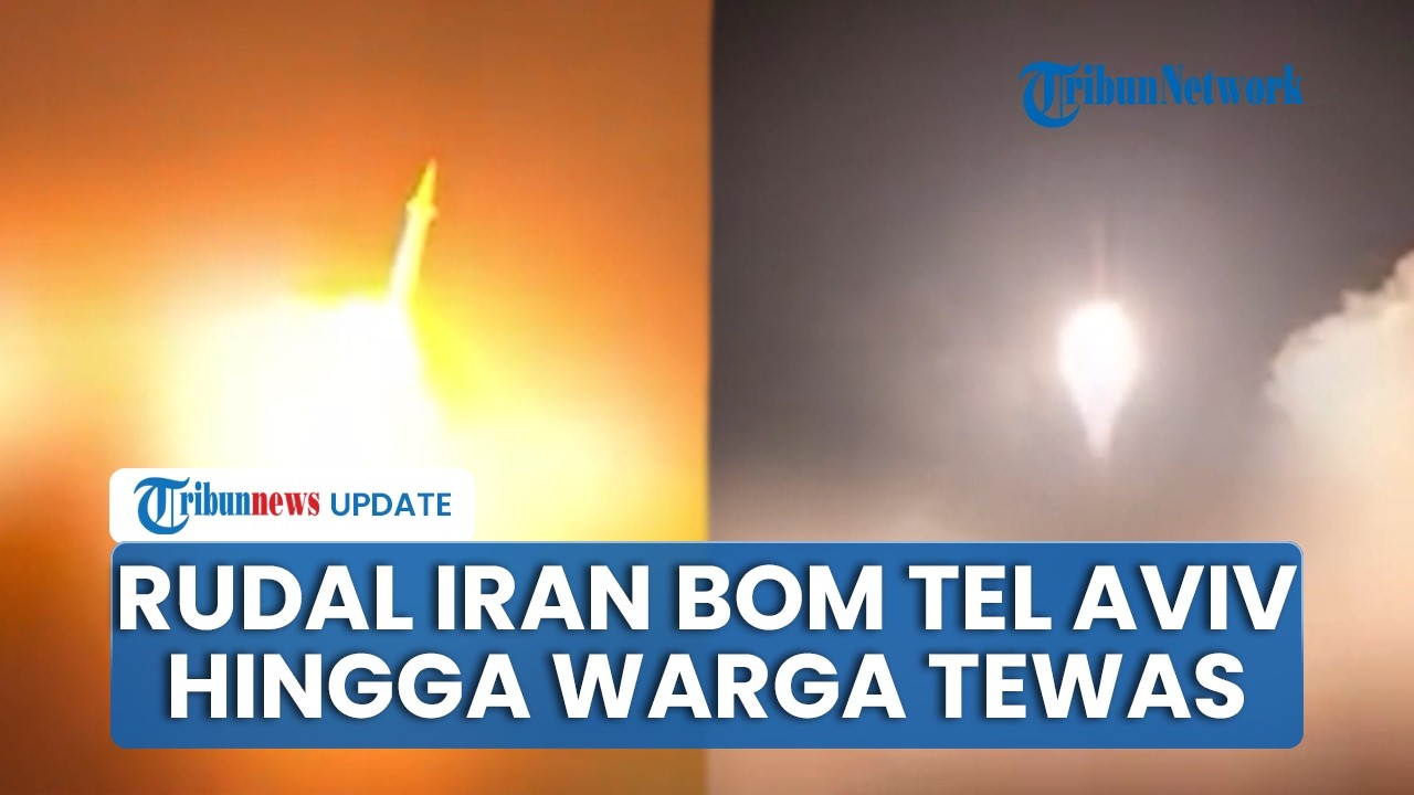 Detik-detik Rudal Khorramshahr 4 Bom Tel Aviv Usai Larijani Gugur, Misil Iran Tewaskan Warga Israel