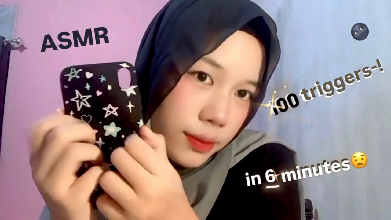 ASMR 100 Triggers in 6 Minutes | No Talking🌚✨