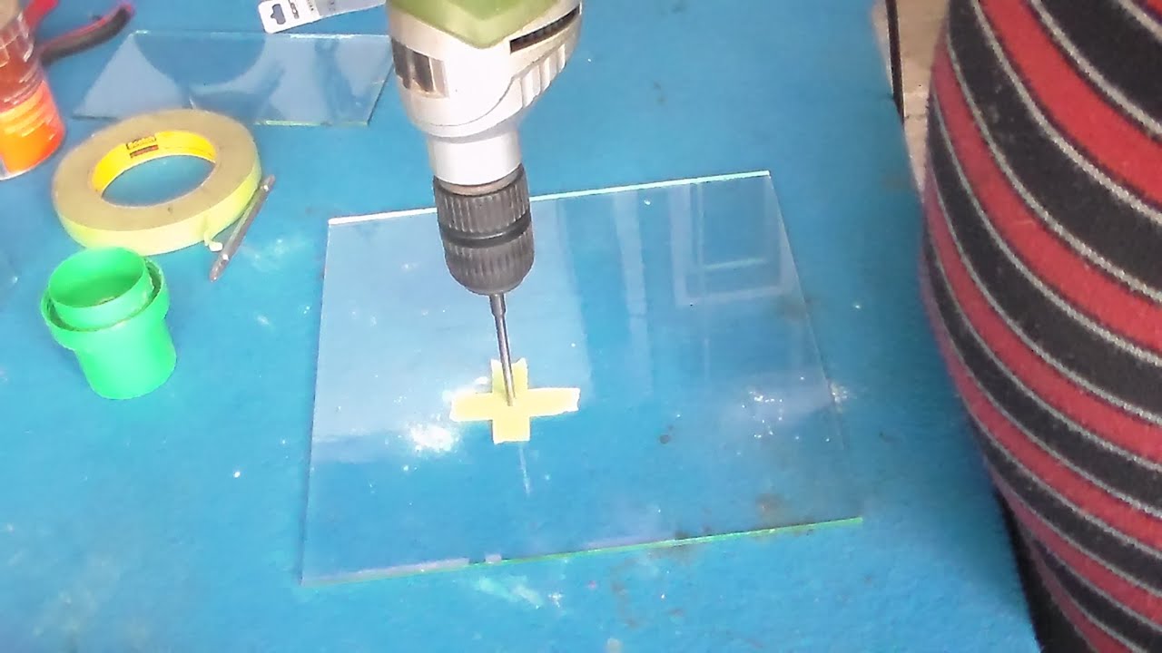 COMO PERFORAR UN CRISTAL O VIDRIO PLANO.