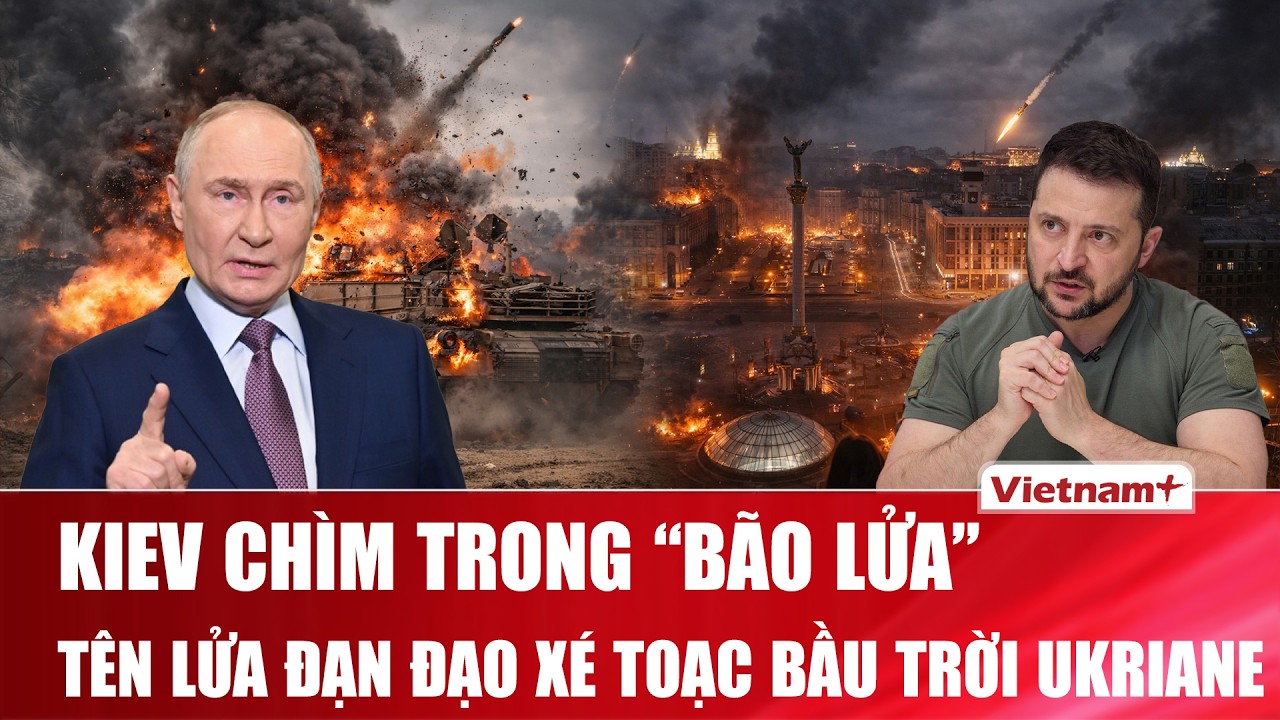 Thời sự Quốc tế trưa 12/2: Kiev chìm trong “mưa tên lửa”, hy vọng ngừng bắn đứng trước thử thách lớn