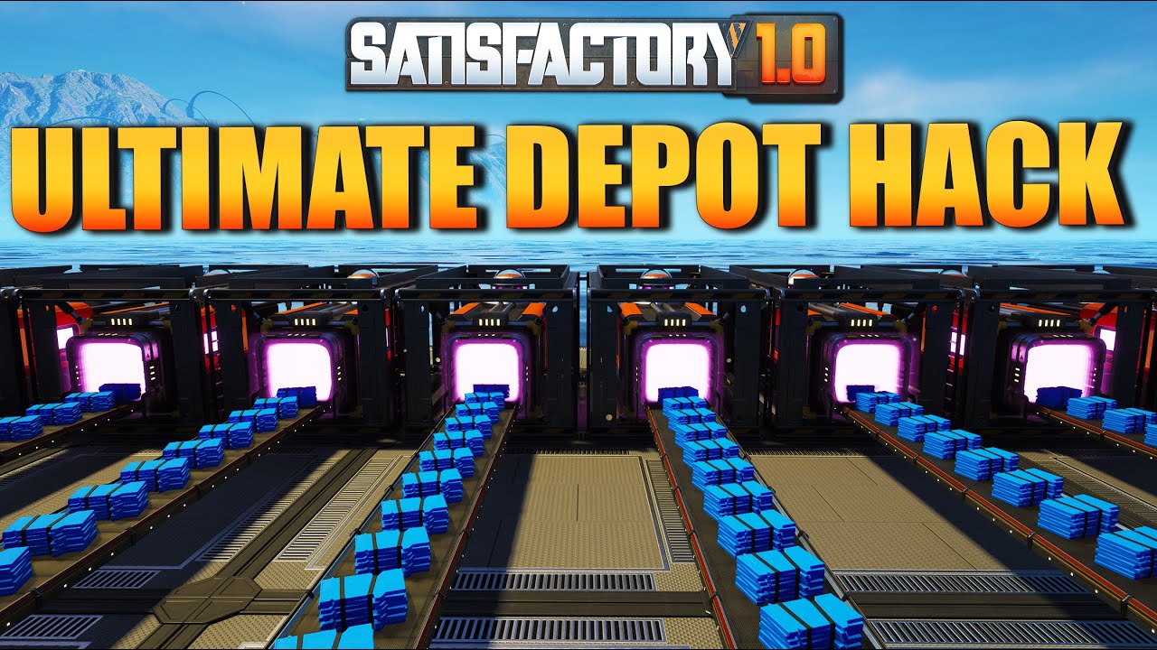 Как настроить и использовать массивы размерных депо Satisfactory 1.0