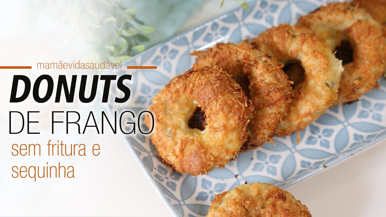 ROSQUINHAS DE FRANGO SEQUINHAS E SEM FRITURA