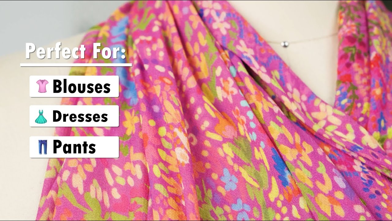 Sew Your Next Masterpiece with The Mood Exclusive Gisele Collection Sustainable Viscose Crepe