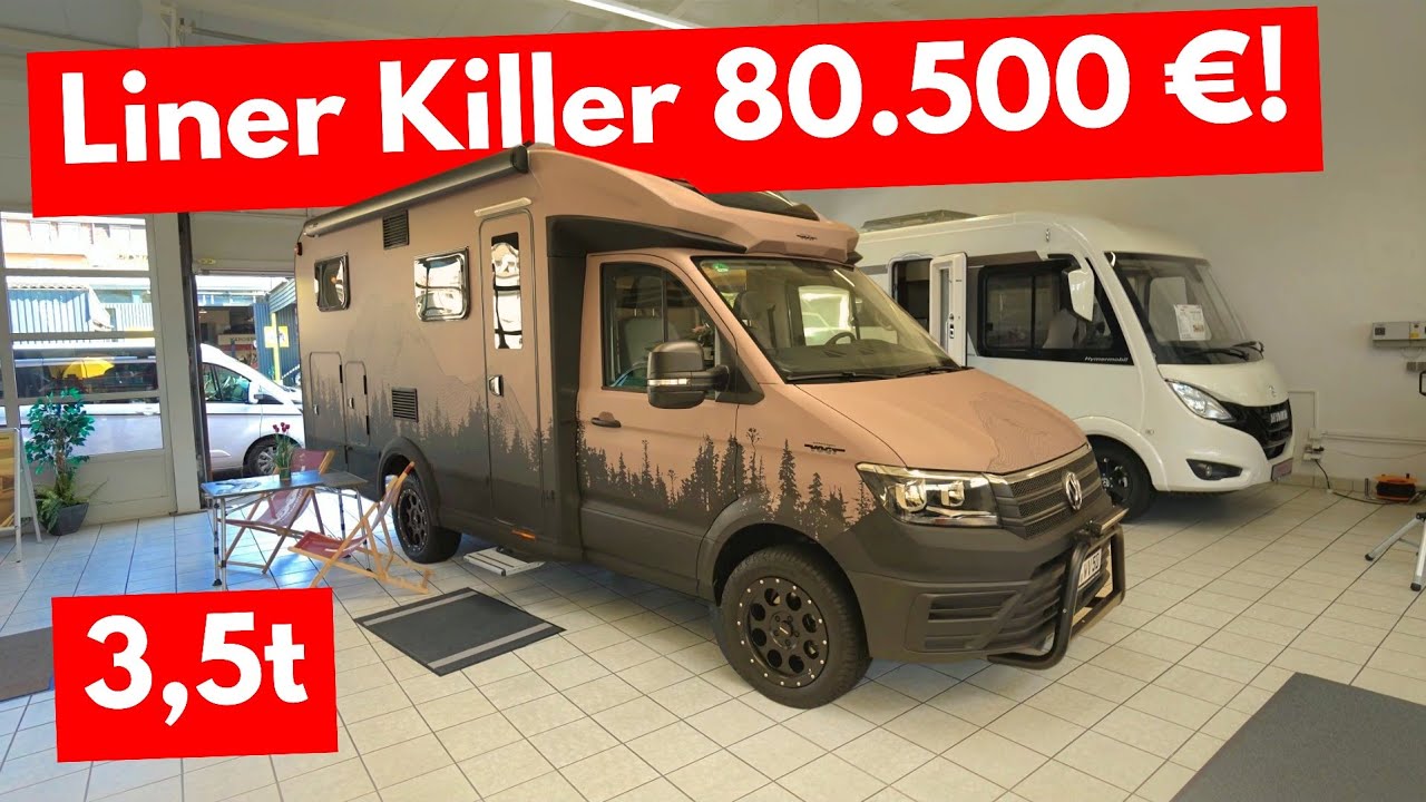 BILLIGE WOHNMOBILE EXTREM: DER H&Auml;RTESTE B&Ouml;SE KNAUS 2024: VAN TI Plus 4x4 Offroad Delta (Werbung)