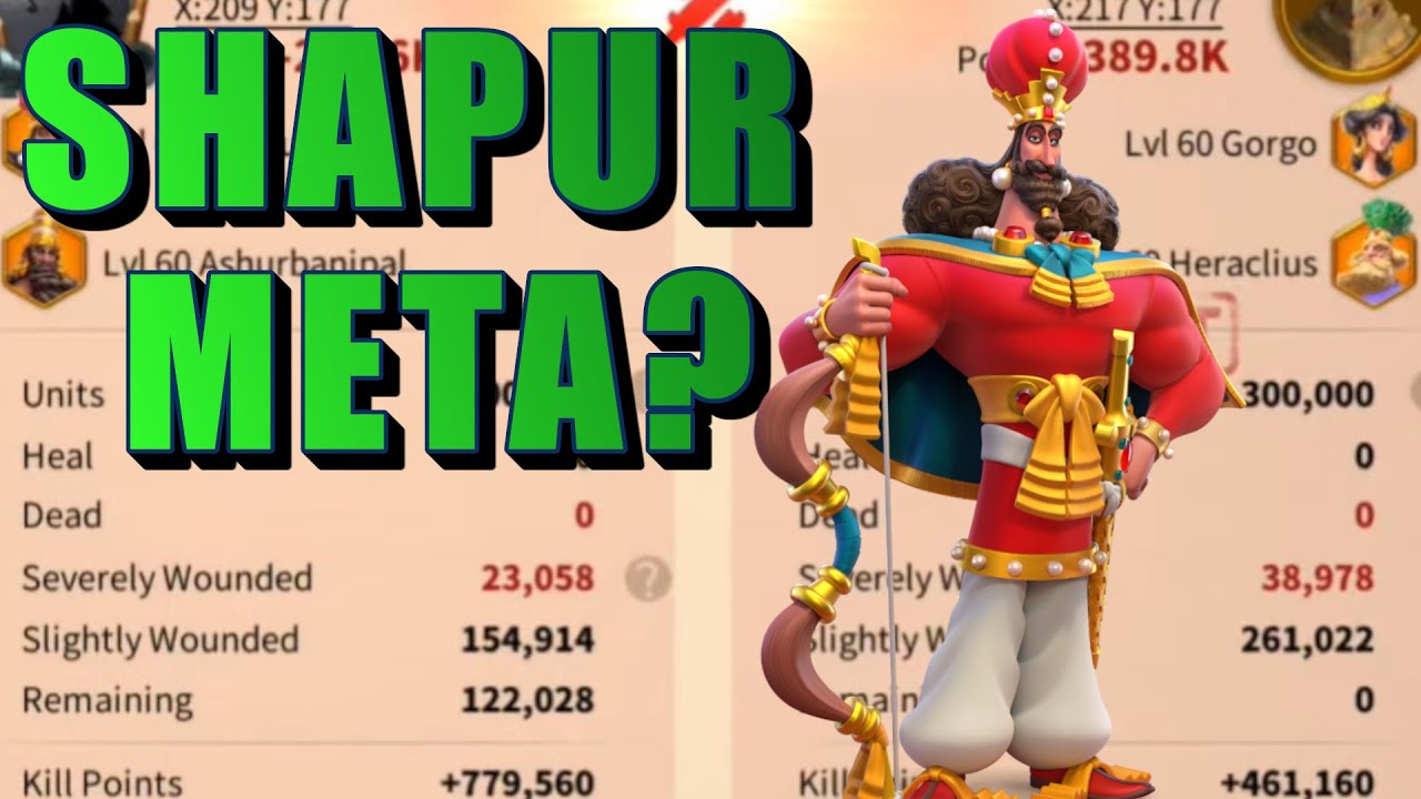 SHAPUR META? JAK NOWY ŁUCZNIK RADZI SOBIE W RALLY? | Rise of Kingdoms