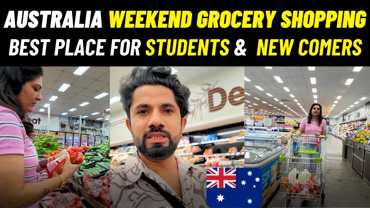 Grocery Shopping Vlog in Australia Punjabi Vlog I Grocery Prices in Australia Budget Grocery Student