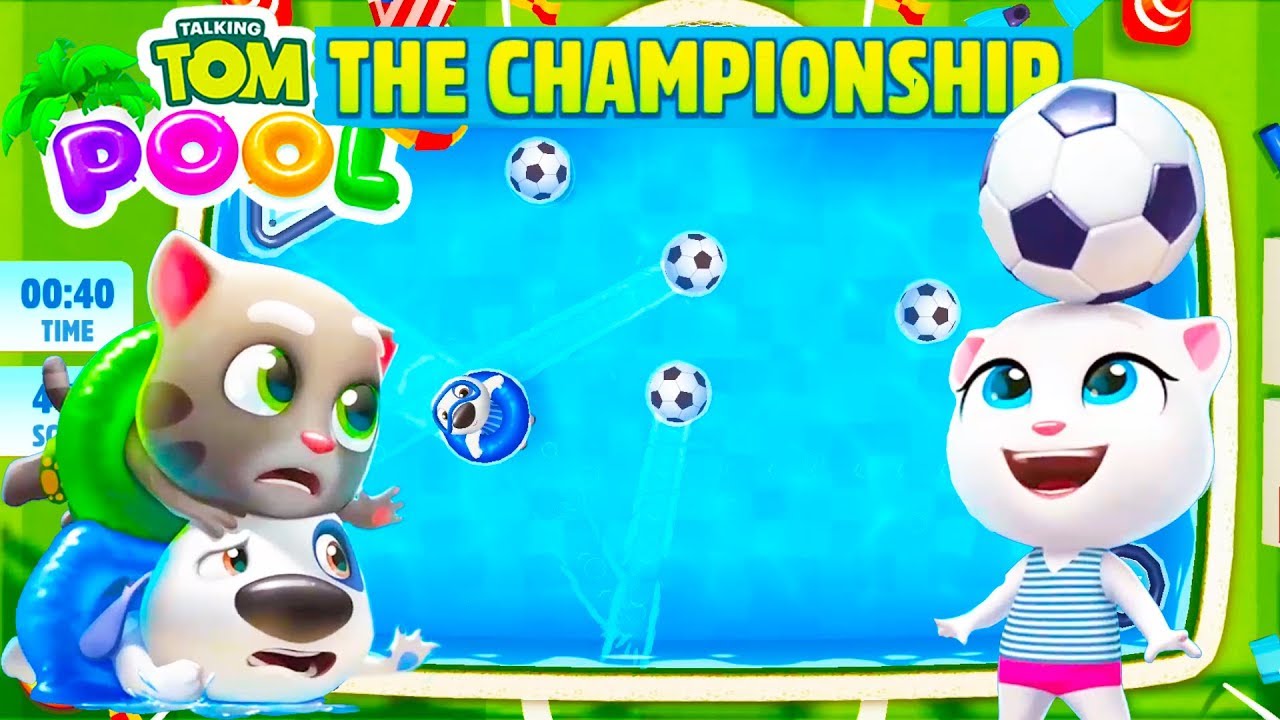 Talking Tom Pool Soccer Update The Championship  | Talking Tom games  | Droidnation
