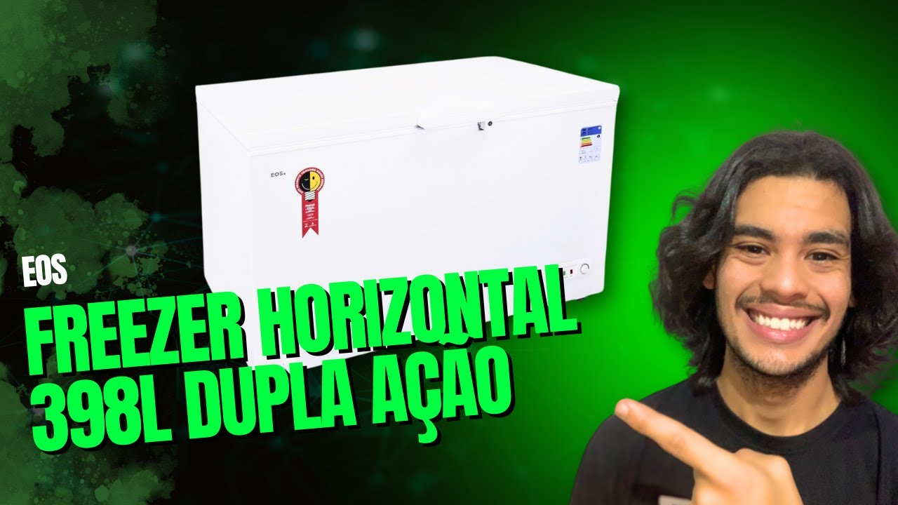 Freezer Horizontal Eos 398l Dupla A&ccedil;&atilde;o &Eacute; Bom Vale a Pena