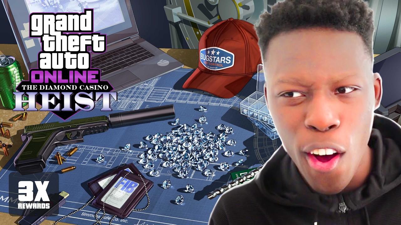 FAIRE TOUTE LES MISSION BRAQUAGE CASINO À 100% GTA V ONLINE (sans mourir...)