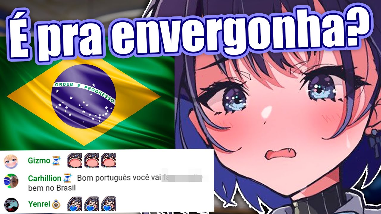 Kronii fala portugu&ecirc;s perfeitamente, MAS UM BRASILEIRO tocou na ferida dela...