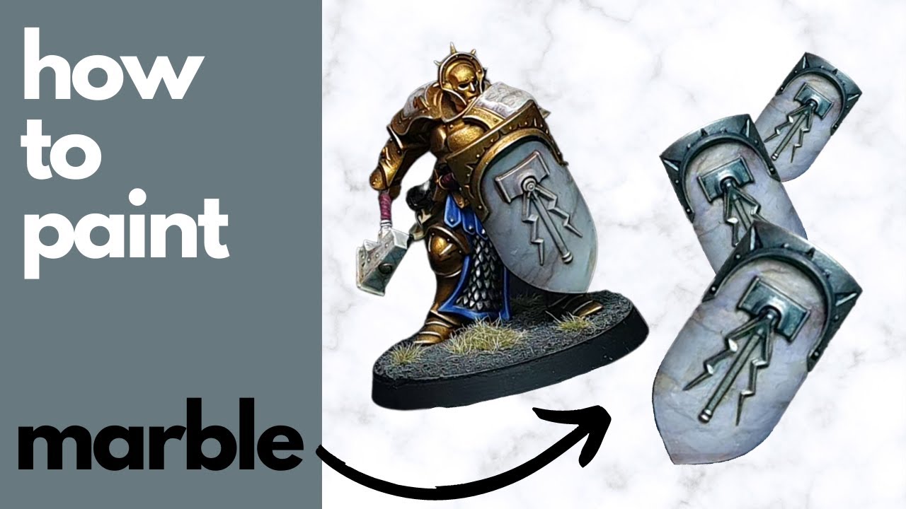 Fast and Easy way to paint Marble using an Airbrush!