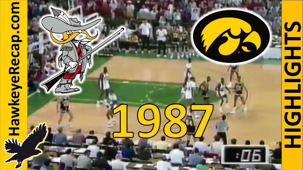 1987 #6 Iowa Hawkeyes vs #1 UNLV Runnin' Rebels - NCAA Tournament Elite Eight Highlights 3/22/1987