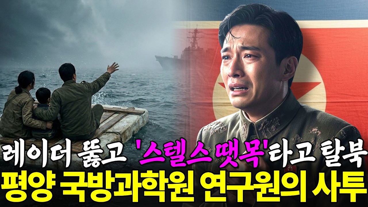 레이더 뚫고 '스탤스 땟목' 타고 탈북, 평양 국방과학원 연구원의 사투