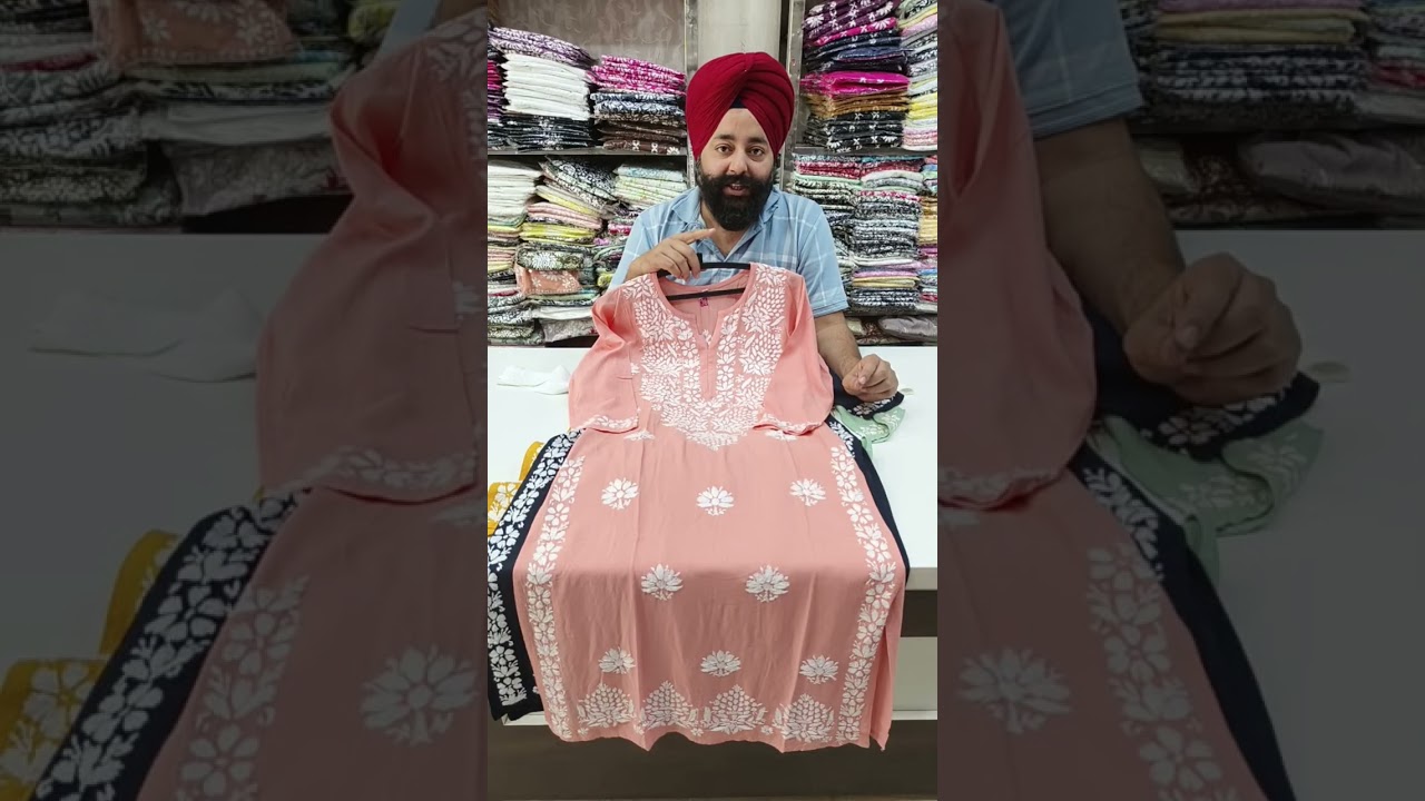 Chikankari Handwork kurti Rs 999