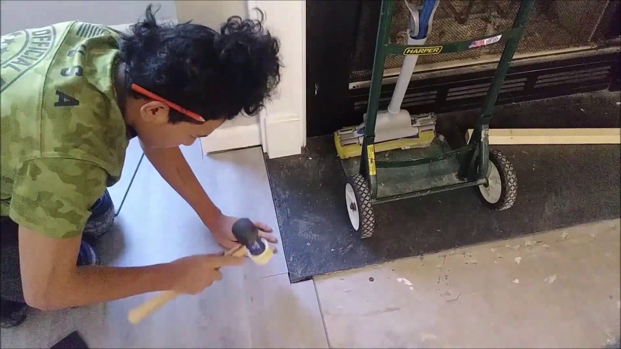 How To Install Vinyl Plank Flooring  Around Fireplace  Outside Corners - Quick and Easy