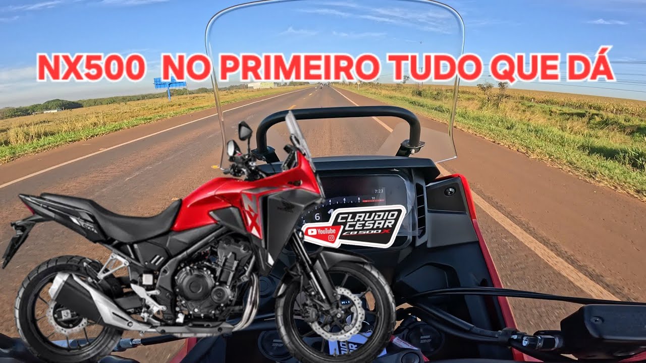 NX500 PRIMEIRO TOP SPEED 