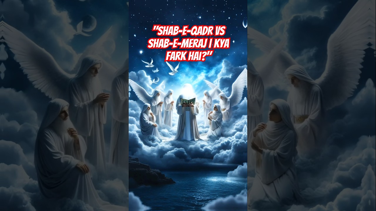 Shab-e-Qadr Aur Shab-e-Meraj | Dono Mein Kya Bada Fark Hai? #shortsfeed #nabi #short