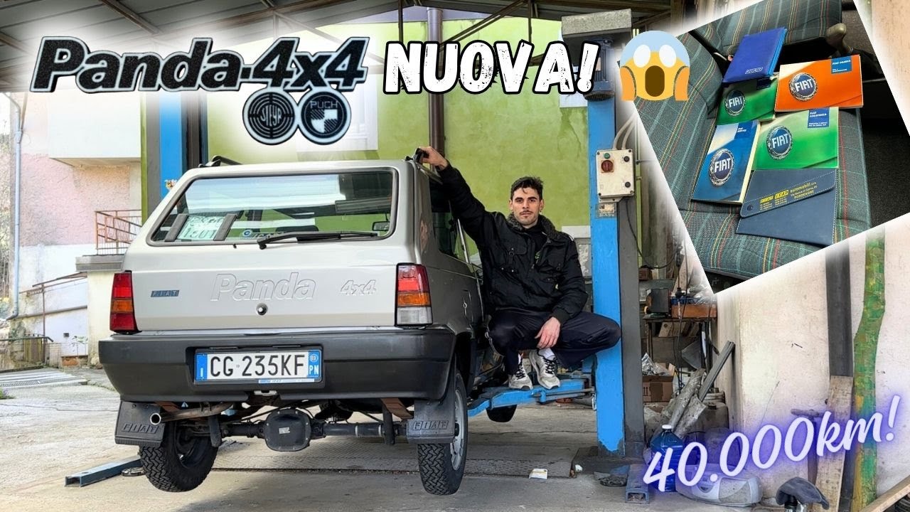 PANDA 4x4 Fineserie, Multipoint, come non avete MAI vista! "NUOVA" con 40.000km del 2003! 😱