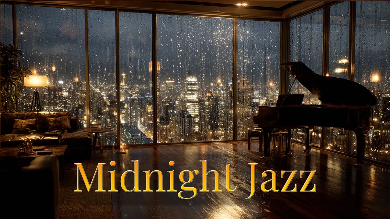 Midnight Jazz for Deep Focus 🌙 Late Night Piano & Smooth Jazz BGM