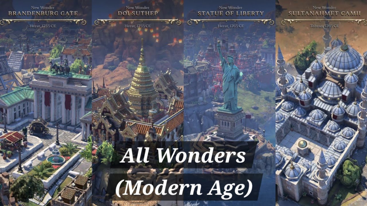 Civilization 7 - All Modern Wonders