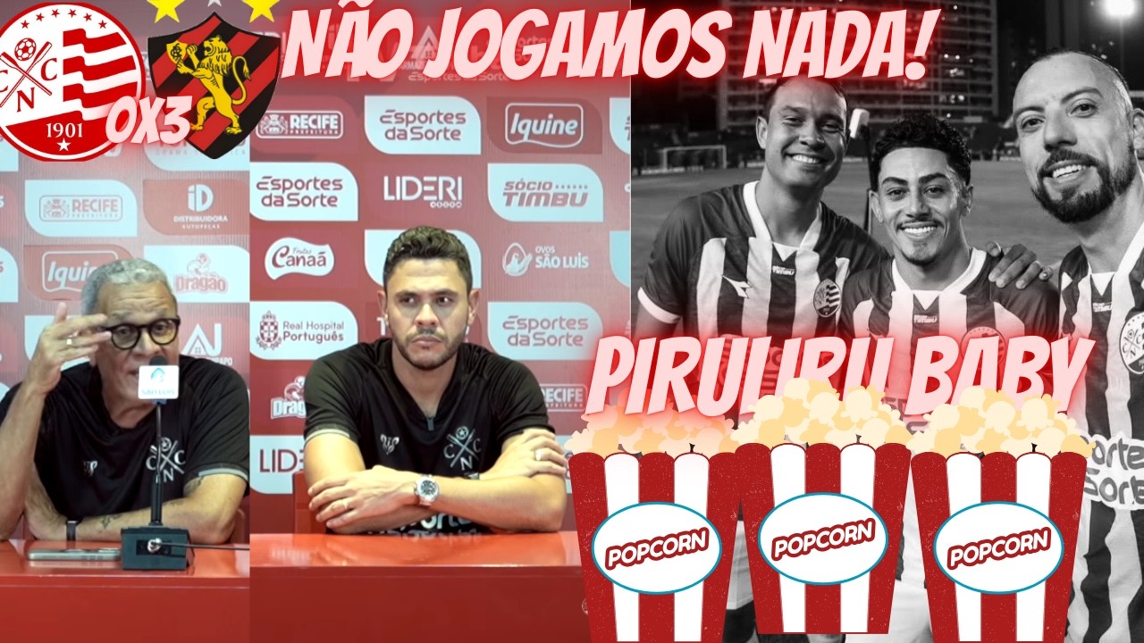 O NÁUTICO NÃO ENTROU EM CAMPO ! DODÔ É PIPOQUEIRO ! REACT COLETIVA DE HÉLIO E GUILHERME DOS ANJOS