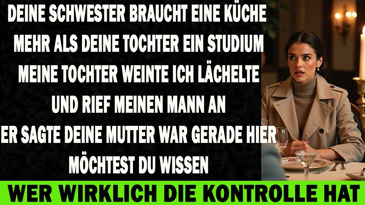 Mom nahm „aus Versehen“ den College-Fonds meiner Tochter… für die neue Küche meiner Schwester.