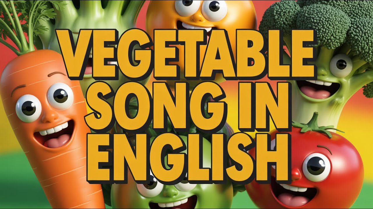 Kids Songs Learn Vegetables | Nursery Rhymes and English Learning for Kids