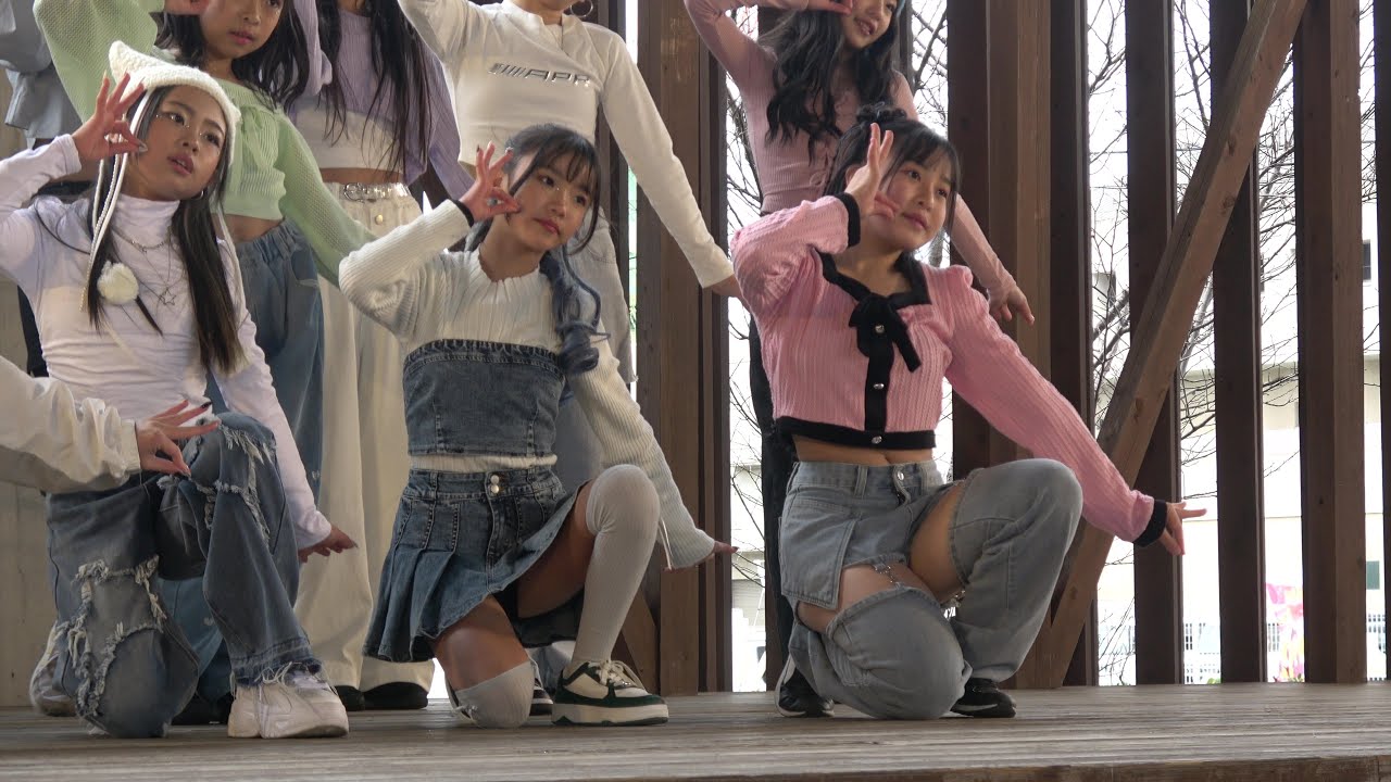 かわいい！女子中高生の推しダンス 魅せてくれました　[4K]