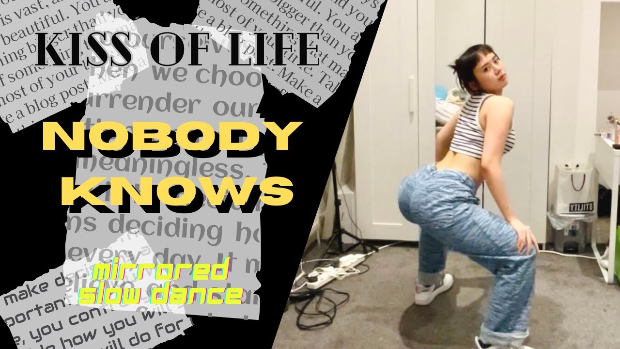 [Mirrored Slowed Dance] KISS OF LIFE | 'Nobody Knows’ Dance Tutorial