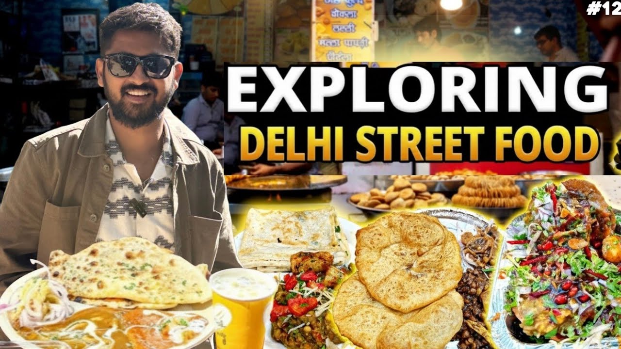 Best Street food in Delhi | Exploring Delhi Food Streets | Shivamani Thati