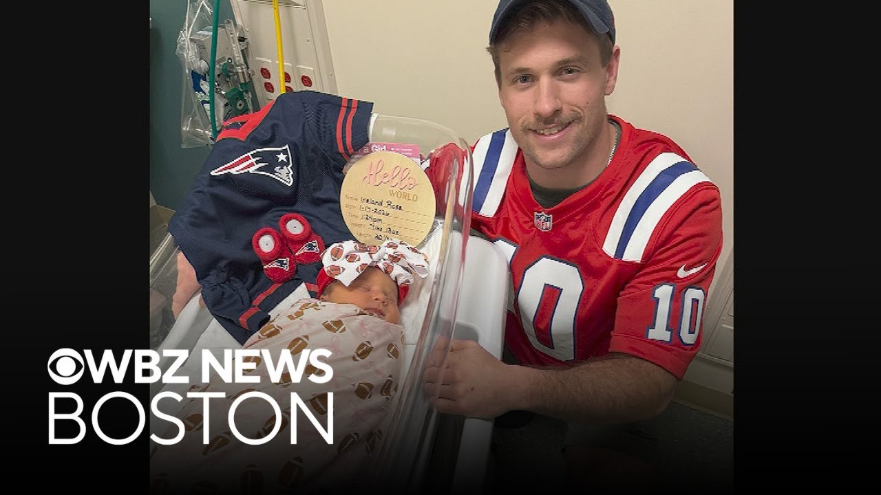 Patriots fan misses playoff game to celebrate daughter’s birth