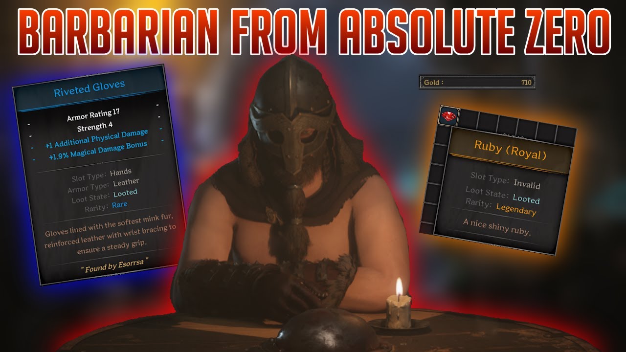 Taking Barbarian from ZERO to HELL - Dark and Darker