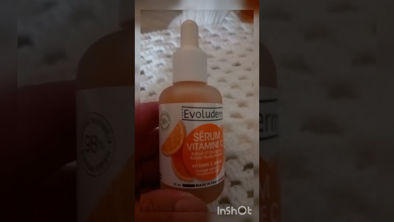 mon  nouveau  s&eacute;rum  EVOLUDERM  aux huiles de d 'oranges  et &agrave; l'acide l 'hyaluronic #evoluderm