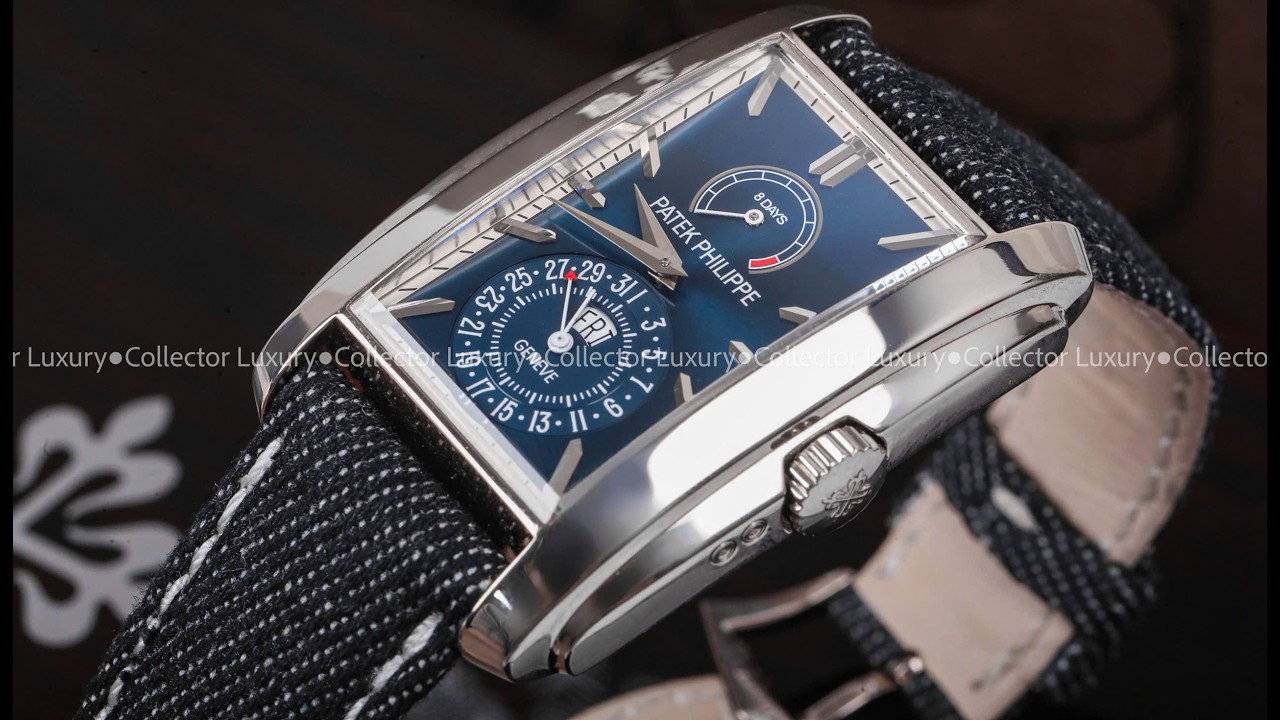 Patek Philippe Gondolo 5200G-001 White Gold Blue Dial 8-Days