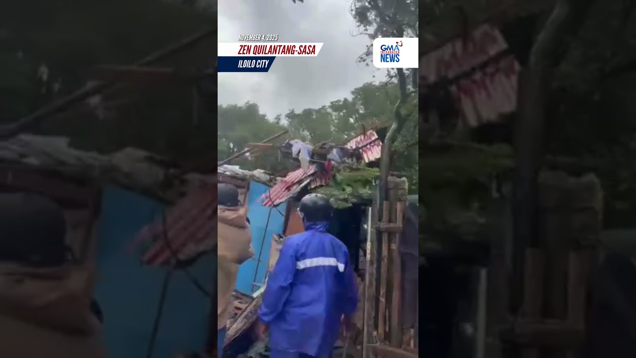 Hagupit ng Bagyong Tino, ramdam na sa Iloilo City | GMA Integrated News