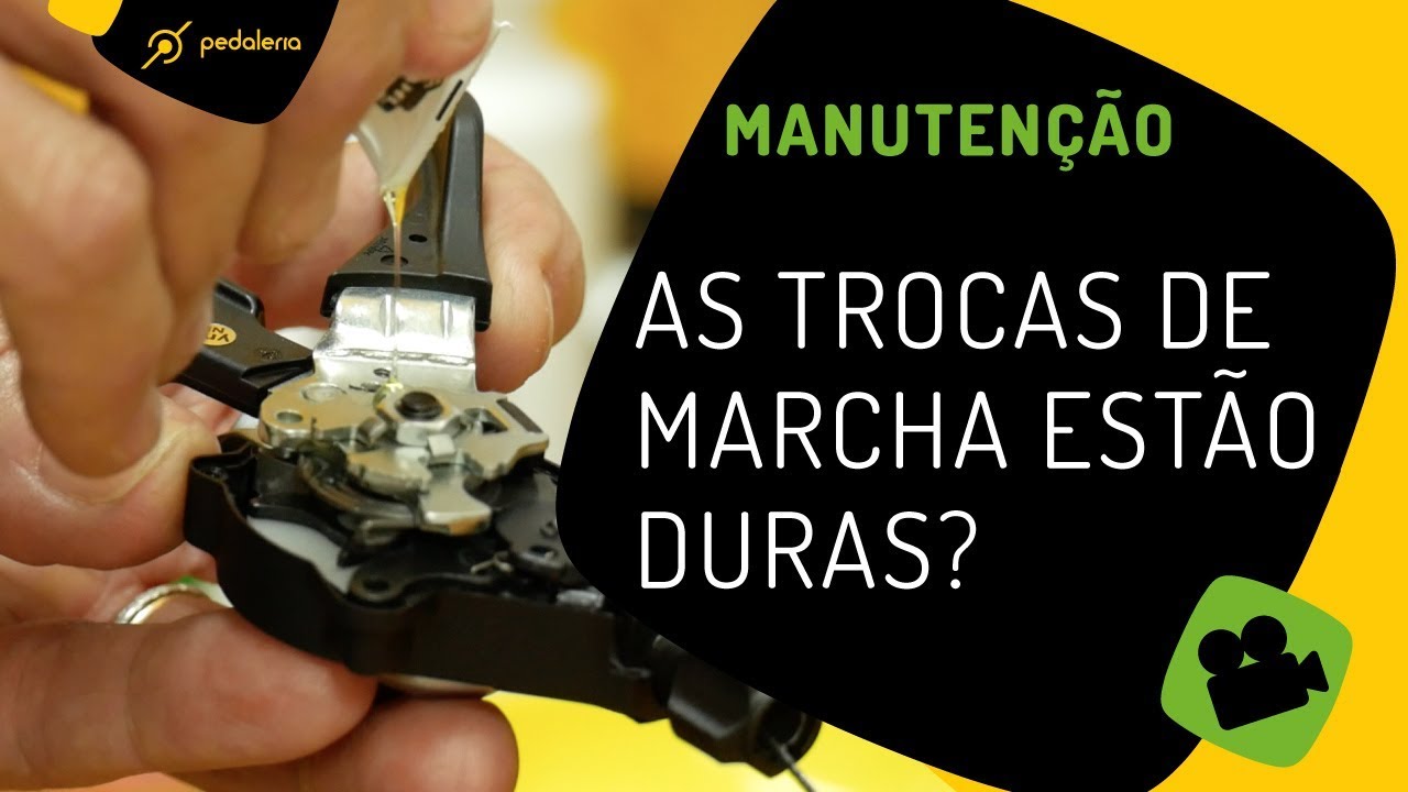 As trocas de marcha estão duras? Veja como lubrificar os passadores de marcha rapidfire. Pedaleria