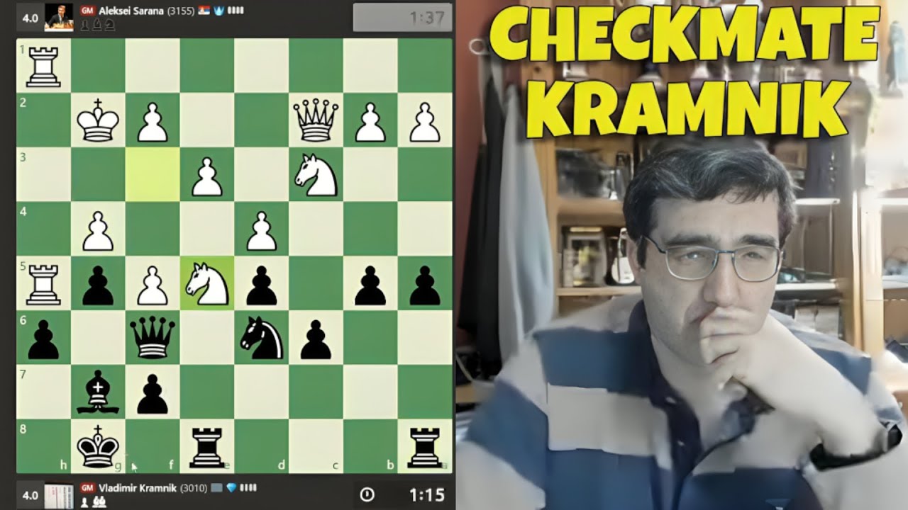 Kramnik gets CHECKMATED!!