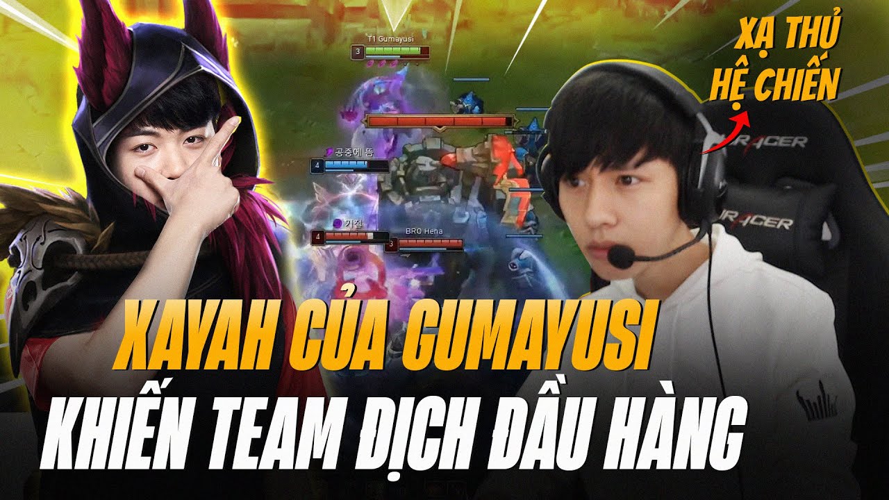 VĂN TÙNG REACTION GUMAYUSI CẦM XAYAH ĐÁNH CỰC KỲ MÃN NHÃN KHIẾN ĐỐI THỦ BẤT LỰC