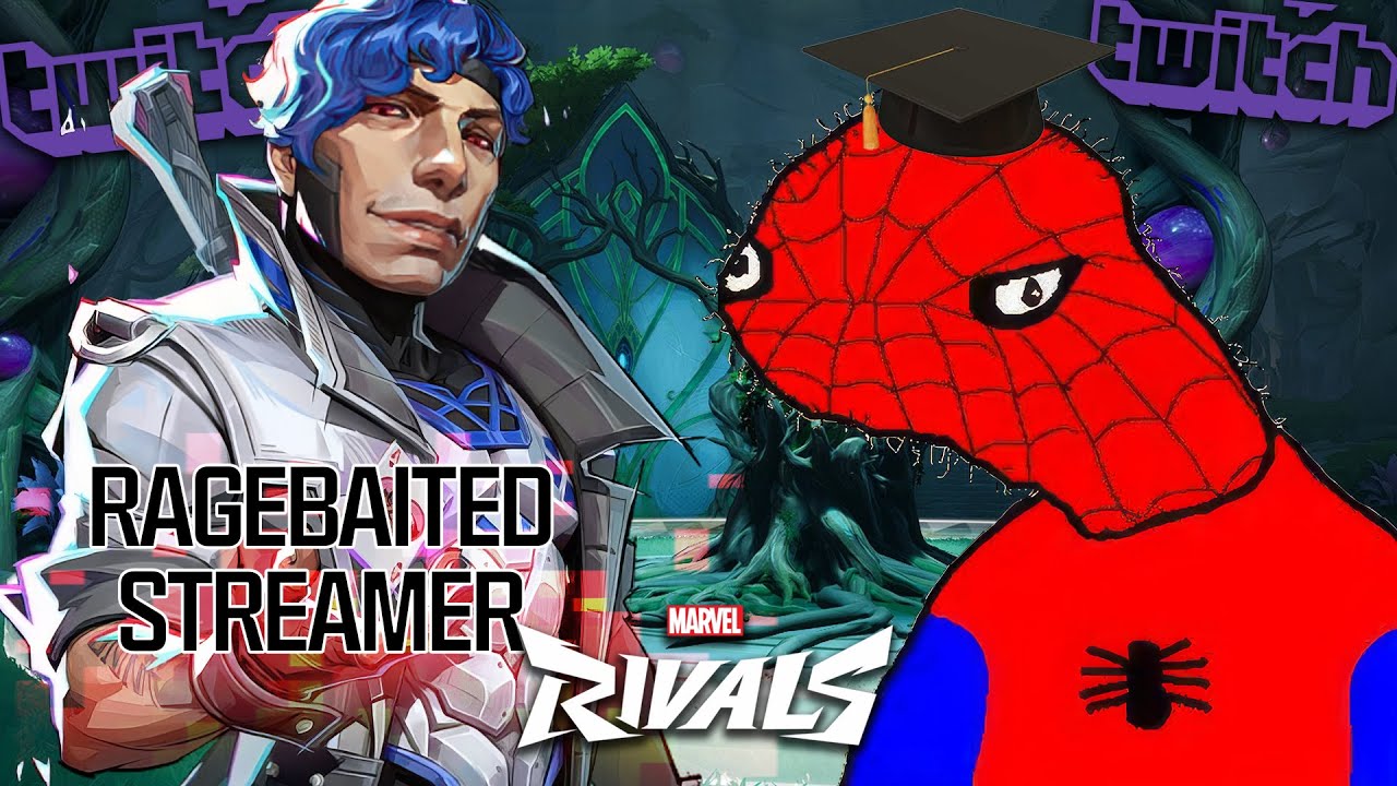 Ragebait Spider-Man MAKES Twitch Streamer RAGE & CRASHOUT ON THE WHOLE LOBBY 💥😡