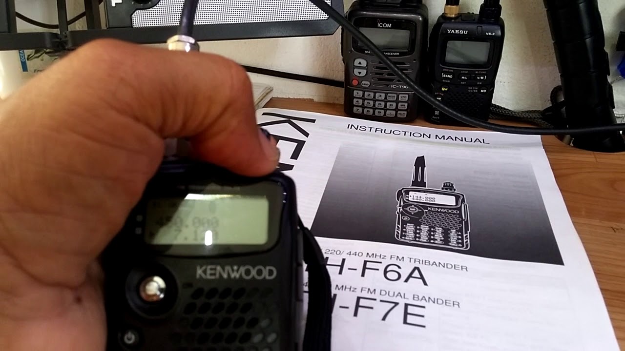 Kenwood TH-F6A ajuste do BFO