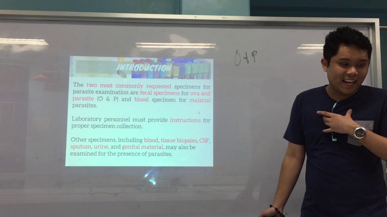 MT Pre-Recorded Lectures | MT 26: Specimens for Parasite Examination (Part 1)